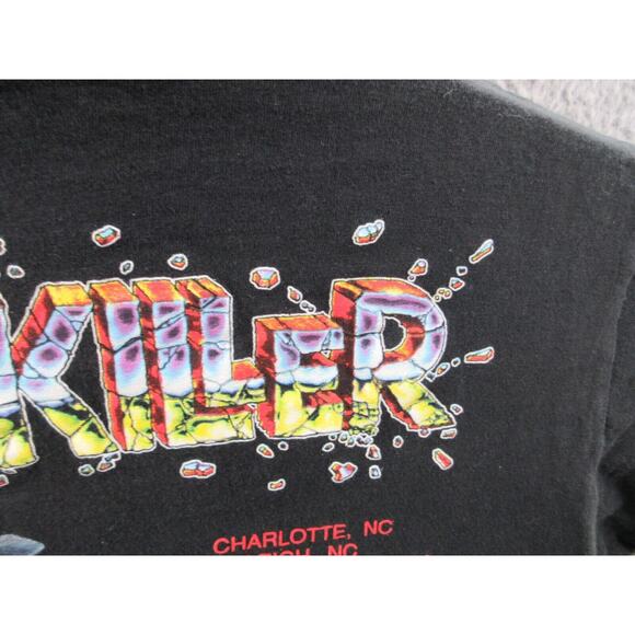 Vintage 1990 JUDAS PRIEST Painkiller World Tour Concert Medium T-Shirt HANDTEX - Picture 11 of 13
